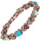 YINOX Magnetisches Kupferarmband aus farbigem Stein für Damen, hochfestes Magnetarmband, inklusive exquisiter Geschenkbox, die als Geschenk geeignet ist (A)