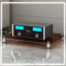ZIUSFAC Etagère en Verre Meuble HiFi Support Meuble Stéréo Audio Rack À 2/3 Etagères Meuble Multimédia pour Boitier TV Stéréo Lecteur DVD Enceinte Cinéma Xbox(Brown,1 Tier)