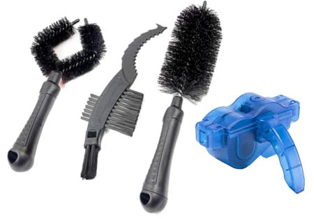 beiyaiey Bicycle Brush Bicycle Flywheel Cleaning Tool Set Cleaning Set Easy to Use Black