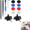 Raheem 2 Pieces Joystick Replacement Kit Left & Right for Quest 2 Controller Joystick Analog Thumb Stick Repair Kit and Joystick Caps Repair Tool Set for VR Controller Replacement
