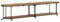 ShGaxin 4013495 Meuble TV en bois massif d'acacia 200 x 42 x 40 cm