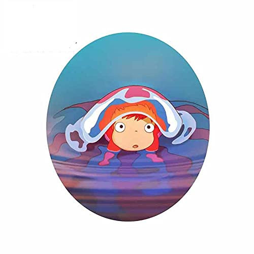 13 cm x 11 cm für Ponyo auf der Klippe, kratzfester Cartoon-Autoaufkleber, Kühlschrank
