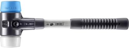 SIMPLEX-Schonhammer, TPE-soft/Superplastik; mit verstärktem Tempergussgehäuse und Fiberglasstiel | D=60 mm | 3717.060