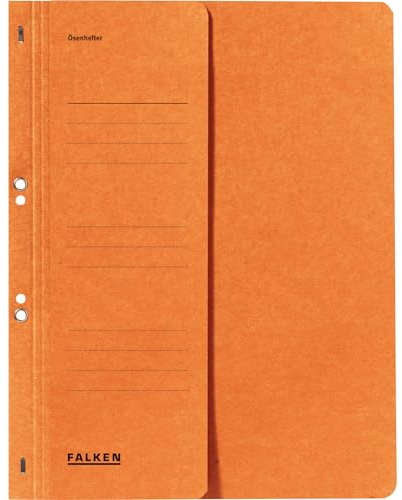 Oesenhefter A4 1/2 Vorderdeckel orange