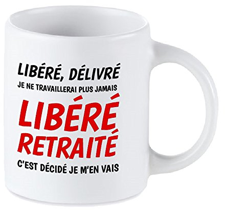 Tip Top Tshirt Mug céramique libéré retraité 350ml