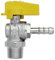 Rubinetto a sfera squadra per gas M-portagomma gpl UNI 7141 1/2