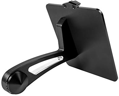 Delta Parts Motorrad Kennzeichenhalter Storm Flat - seitlicher Nummernschildhalter mit LED Kennzeichenbeleuchtung | Hochwertiger Kennzeichen Halter passend für Harley-Davidson® Softail® ab BJ 2018