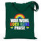 wowshirt Stoffbeutel Jutebeutel War Wohl Doch Keine Phase Regenbogen LGBT LGBTQ Schwul, Farbe:Bottle Green
