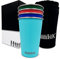 Huniox® 4 X 500 ML Gobelet Réutilisable – Verre Incassable – Vaisselle Camping Car – Gobelet Inox – Mug Inox – Tasse Empilable - Tasse Camping - Set Pique Nique (PURA VIDA, 500 ML)