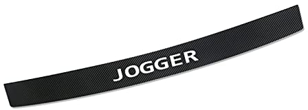 Ever TA Car Rear Bumper Protector for Ren-Ault Dacia Duster Logan SANDERO Jogger Spring, Carbon Fiber Trunk Sill Plate Decorative Strips Anti-Scratch Cover Sticker Styling Accessories