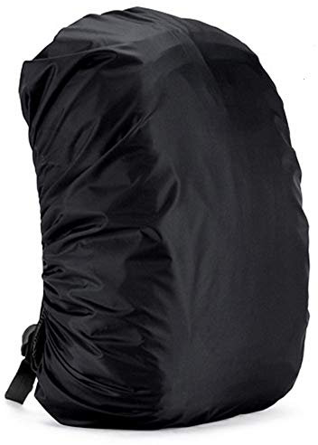 SINAIRSOFT Rucksack Regenschutz 20L-80L wasserdichter Sonnenschutz, Schwarz , 40-45L