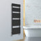 NRG 1800 x 600 mm Designer Flat Panel Heated Towel Rail Radiators Black Bathroom Radiator