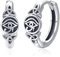 Eye of Horus Ohrringe für Frauen 925 Sterling Silber Keltischer Knoten Auge des Horus Creolen Glücklicher Augenschutz Schmuck