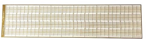 RC Model Boat Etching 1/150 Scale RC Model Ship Brass Photo-Etched Four-Level Railings - 290mm Length, 7mm Height