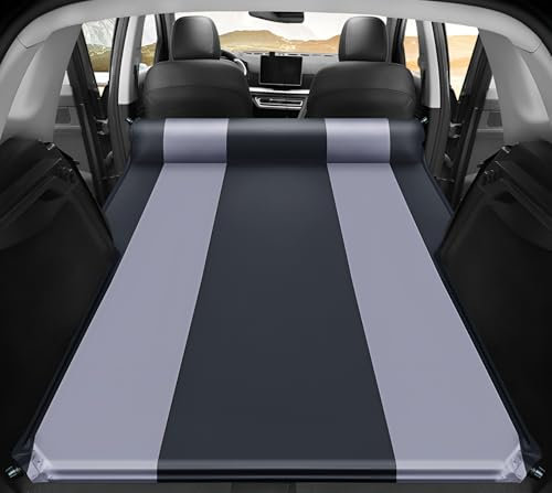 zjxtnb Auto Luftmatratze Für Skoda Citigo/Enyaq/Fabia/Kamiq/Kodiaq, Aufblasbare Automatratze Dachzelt Reisen Tragbares Faltbare Schlafbett Camping-Schlafkissen,Multi-Colored-1