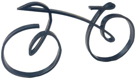XFSRG Minimalistische Fahrrad-Kunst-Skulptur Deko Wohnzimmer Schreibtisch Deko Rad-Skulptur für Radfahrer Home Dekoration