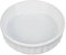Ramequin pour crème brulé en terre cuite - blanc - diamètre 12cm hauteur 3.5cm