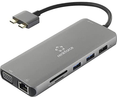 Renkforce RF-4533848 USB-C Notebook Dockingstation Passend für Marke (Notebook Dockingstations):