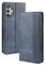 PEIYE Coque Cuir Étui pour Samsung Galaxy A13 4G (6.6) Housse, Etui Portefeuille Case Cover, Fermeture Magnétique, Flip Béquille et Emplacements pour Cartes -Bleu