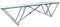 ASKON Tapeziertisch Alu - 298x60x80cm - Tapezierarbeiten, Picknick, Catering, Flohmarkt - Leichte, robuste Konstruktion - Stabiler Aluminiumprofilrahmen