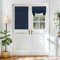 Vatge Small French Door Curtains - 26 X 40 Inch Room Darkening Thermal Insulated Drapes, Narrow Curtains Perfect for French Doors, Classroom Door, 1 Panel, W26 x L40, Navy