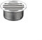 Rejilla de drenaje de acero inoxidable con diseño hueco grande, se adapta a tuberías de drenaje de 50 mm a 200 mm, fácil instalación para desagües exteriores e interiores (63 mm)