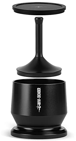 MHW-3BOMBER Blind Shaker, 51/54mm Kaffeedosierringe, Blind Shaker Presse Aluminiumlegierung Manueller Kaffeepulverpflücker Kaffeezubehör Kaffeewerkzeuge Kaffeemühle Zubehör 58mm Modell: DR5504B