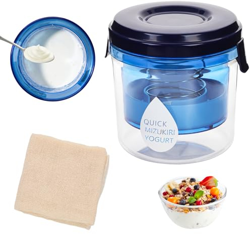 Colador de Yogur, Colador para Hacer Yogur y Paño para Queso Fabricante de Filtro de Yogur Multiusos Reutilizable Colador de Yogur Griego Herramienta de Cocina para Jugo Yogur Té Leche