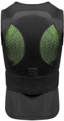 FashionCha Protector de Espalda Ski Vest Chaleco Protector Corporal Resistente Transpirable Espinal Spandex Adecuado para Deportes Extremos Esquí Cicli, S