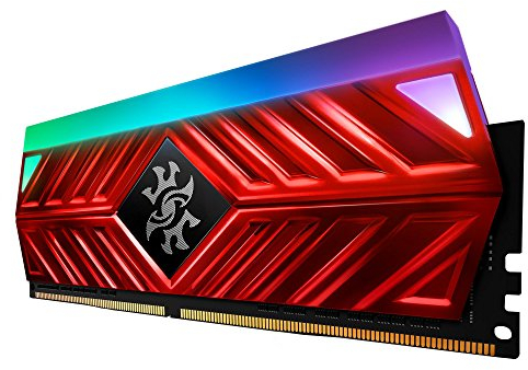 ADATA XPG SPECTRIX D41 16GB (2x8GB) DDR4 3600MHz Gaming-Arbeitsspeicher mit Heatsink, XMP 2.0, rot