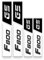 Harz reflektierende Stickers FÜR SEITLICHE FÄLLE ALU F 800 GS/ADV ATR-007 (Black)
