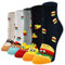Lustige Socken Damen Bunte Socken aus Baumwolle, Frauen Tier Socken Damen Witzige socken Weihnachtssocken Thermal Socken Karikatur Socken, 5 Paare, EU 37-43