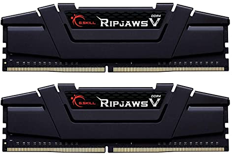 G.Skill RipJaws V Series F4-3600C16D-16GVKC 16GB (2x8GB) 288-pin SDRAM PC4-28800 DDR4 3600 CL16-19-39 1.35V Dual Channel Desktop Memory Model F4-3600C 16D-16solid 1GVKC