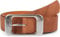 styleBREAKER Unisex Gürtel Unifarben mit großer rechteckiger Schnalle, kürzbar 03010100, Größe:90cm, Farbe:Rehbraun