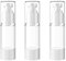TIANZD 3 Pièces Airless en Plastique Bouteille Pompe Vide 30ml, Petit Airtight Cosmétiques Distributeur Conteneurs Rechargeables, Airless Flacon Pompe pour Lotion Gel Voyage