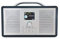 ALANO FM/DAB+ Radio/Bluetooth/AUX IN radio dab portatile a colori in legno con display a colori 2.4 TFT e doppia modalità sveglia, radio dab con design retrò per giardino e cucina (Nero)