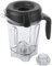 Ausla Container Blender Container 2L Transparent Food Blender Container with Blade Lid Blender Replacement Accessories Fit for 64oz
