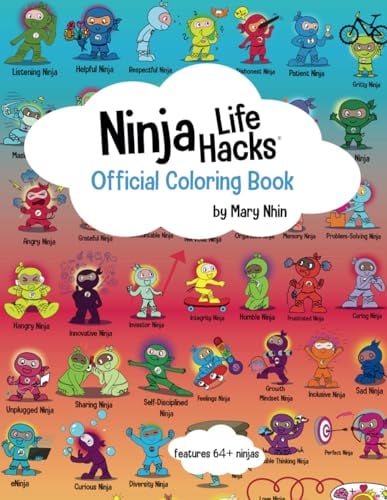 Ninja Life Hacks Coloring Book