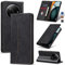 Jasonyu Coque pour Xiaomi Redmi A3,Housse Etui en Cuir PU Portefeuille [Antichoc] [Magnétique] [Porte Cartes] [Stand Fonction] Flip Coque (Noir)