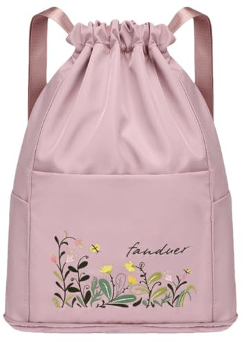 FAVORTALK Sportbeutel Junge Mode Sport Rucksäcke Unisex Turnbeutel Wasserdicht Rucksack mit Kordelzug Sporttasche Klein für Fitness Übung,B03608
