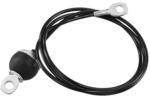 QWORK® 1.5m Cavi Palestra Regolabile con Gravity Ball, Cavo Acciaio per Sistema di puleggia per Palestra Domestica, 100kg capacità di carico