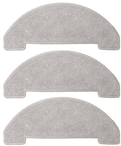Proscenic Tücher Zubehör Q8 Max & Q8 Saugroboter, Reinigungstuch Wischtücher 3 Pcs