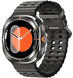 Reloj inteligente Z7 Ultra 2024 con pantalla de 1.5 pulgadas, modos deportivos, brújula, GPS, reloj inteligente, monitoreo de la salud de la frecuencia cardíaca (negro)