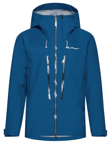 VAUDE Damenjacke Women's Monviso 3 Lagen Jacket, atmungsaktiv & wasserdicht, ideal als Windbreaker
