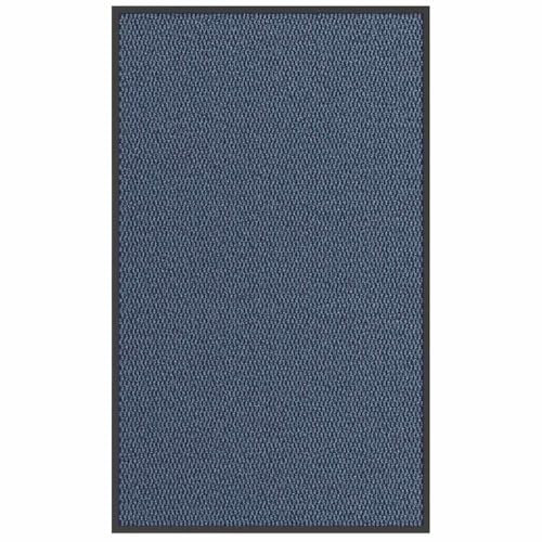 vidaXL Fußmatte Blau 90x150 cm, Schmutzfangmatte, Sauberlaufmatte, Haustürmatte, Türmatte, Matte, Willkommensmatte, Outdoor-Türmatte, Indoor-Türmatte