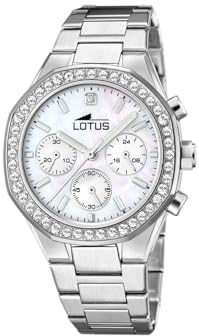 Lotus Uhr Für Damen 18872/5 Trendy Silber Edelstahl Case SilberEdelstahl Band