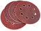 Amtech V4060 P60 Hook and Loop Orbital Sanding Sheets, 10 Piece Set, 115mm Diameter Sanding Paper