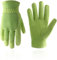 HANDLANDY Leder-Gartenhandschuhe für Damen, 3D-Netzstoff, Beweglichkeit und Atmungsaktivität, robuster Schweinsleder, Kratzfestige Gartenarbeitshandschuhe