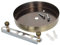 Othmro Pendant Light Fitting, Ceiling Rose Light Holder 4.72/12cm Dia, Ceiling Pendant Plate Holder for Hanging Lamps and Lanterns - Antique Bronze 1pc