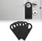 6Pcs Signs for Door, Black Blank Door Sign Hanger for Phone Call Meeting in Progress Do Not Disturb Room Door Hanger Sign, 7.8 x 3.3in